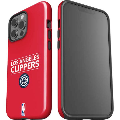 NBA Los Angeles Clippers Standard Red iPhone 15 Pro Max Impact Case